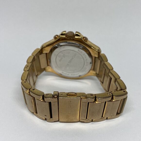 Michael Kors MK5450 Women's Stainless Steel Analog Gold Dial Genuine Watch MP701 - Picture 10 of 12